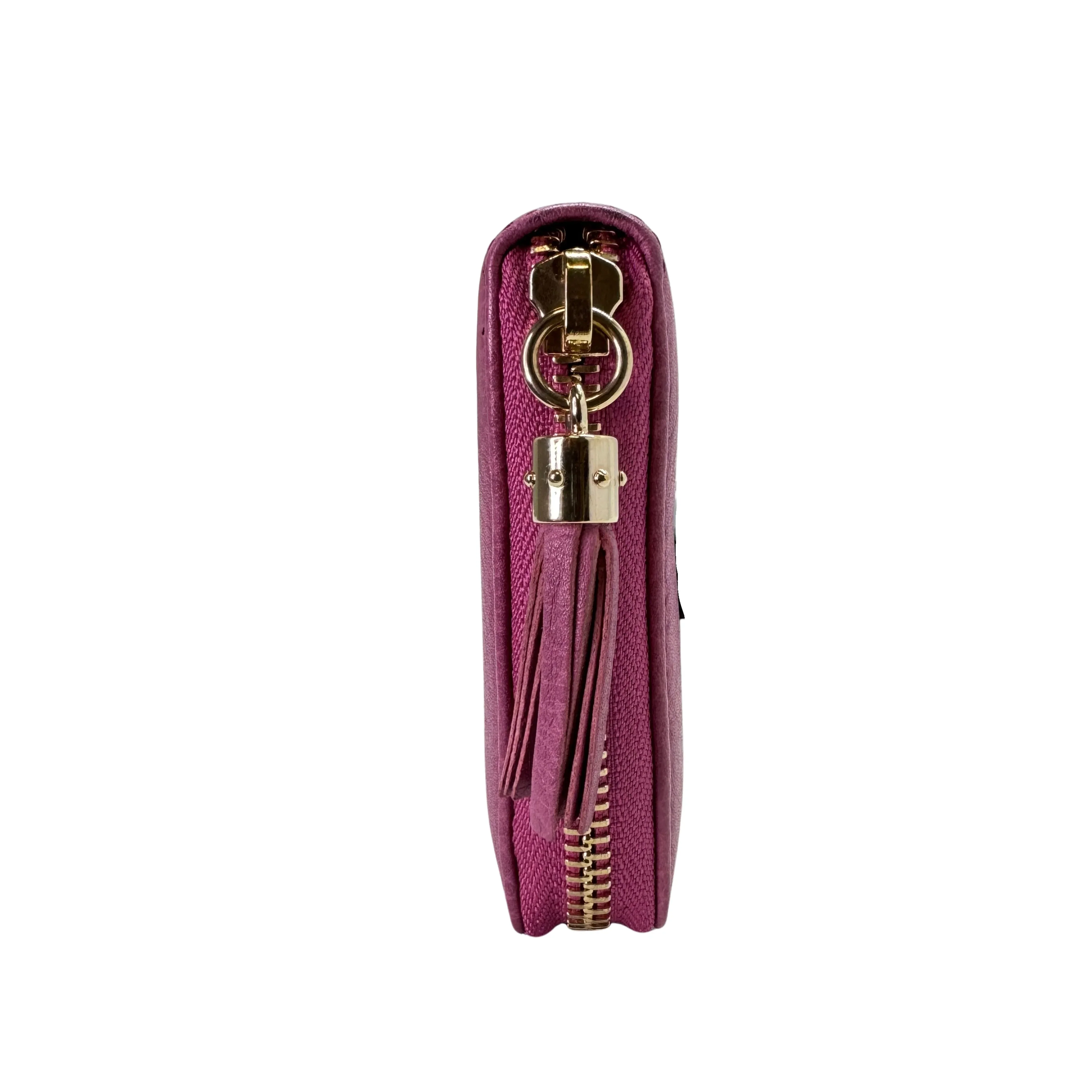 Gucci Pebbled Calfskin Soho Wallet Pink - Image 3