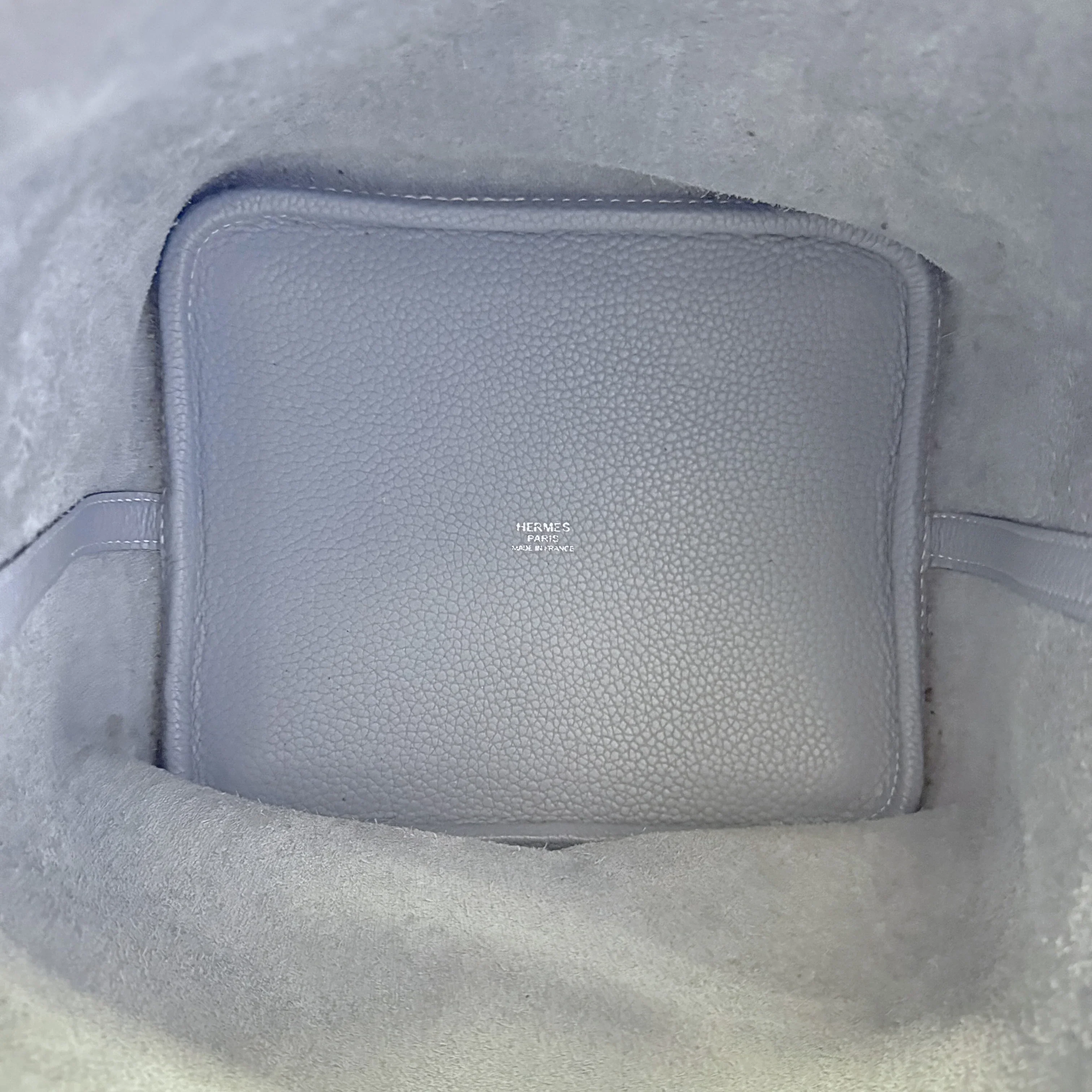 Hermès Picotin Lock 18 Handbag Leather Light Blue - Image 7