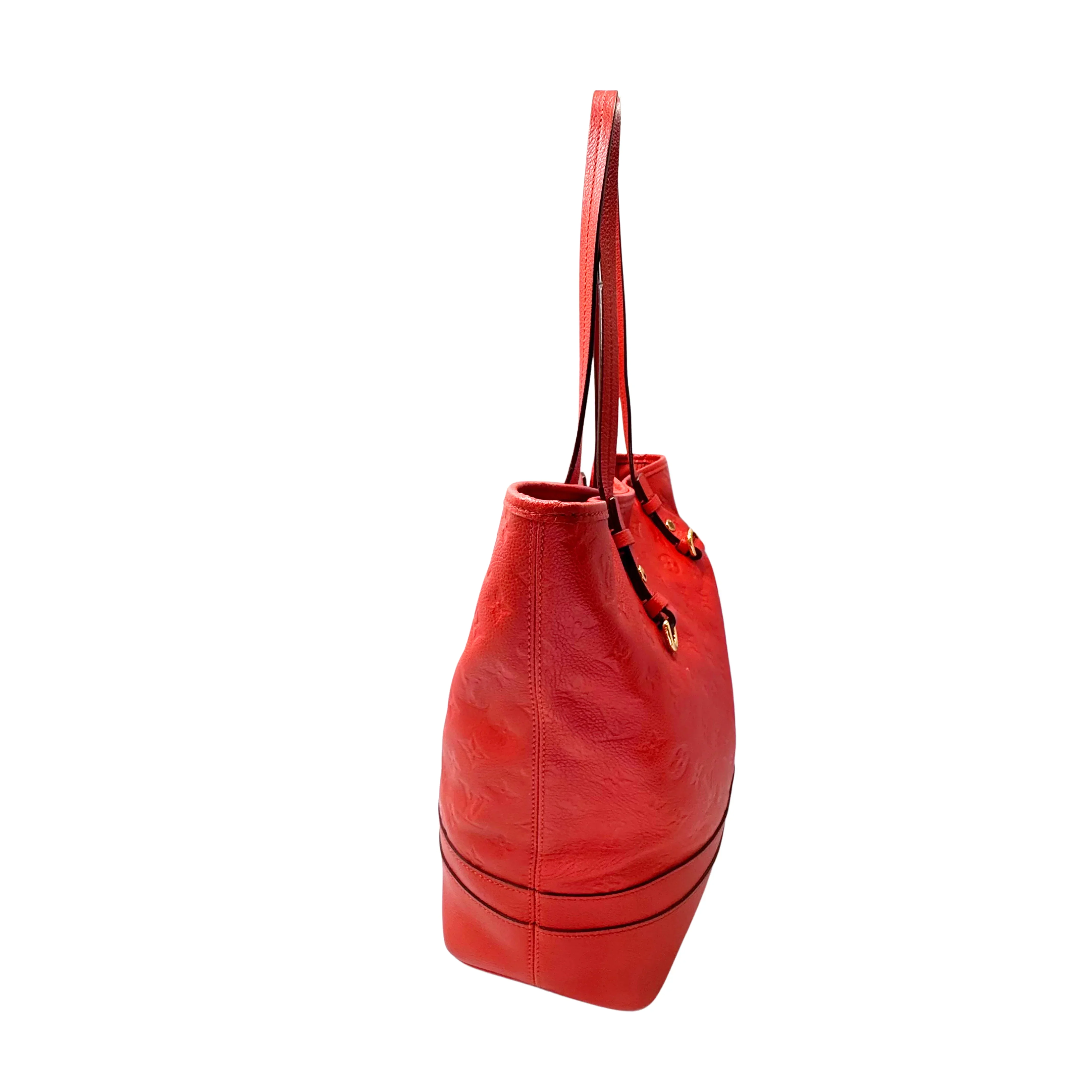 Louis Vuitton Empreinte Citadine Tote Bag Leather Red - Image 3