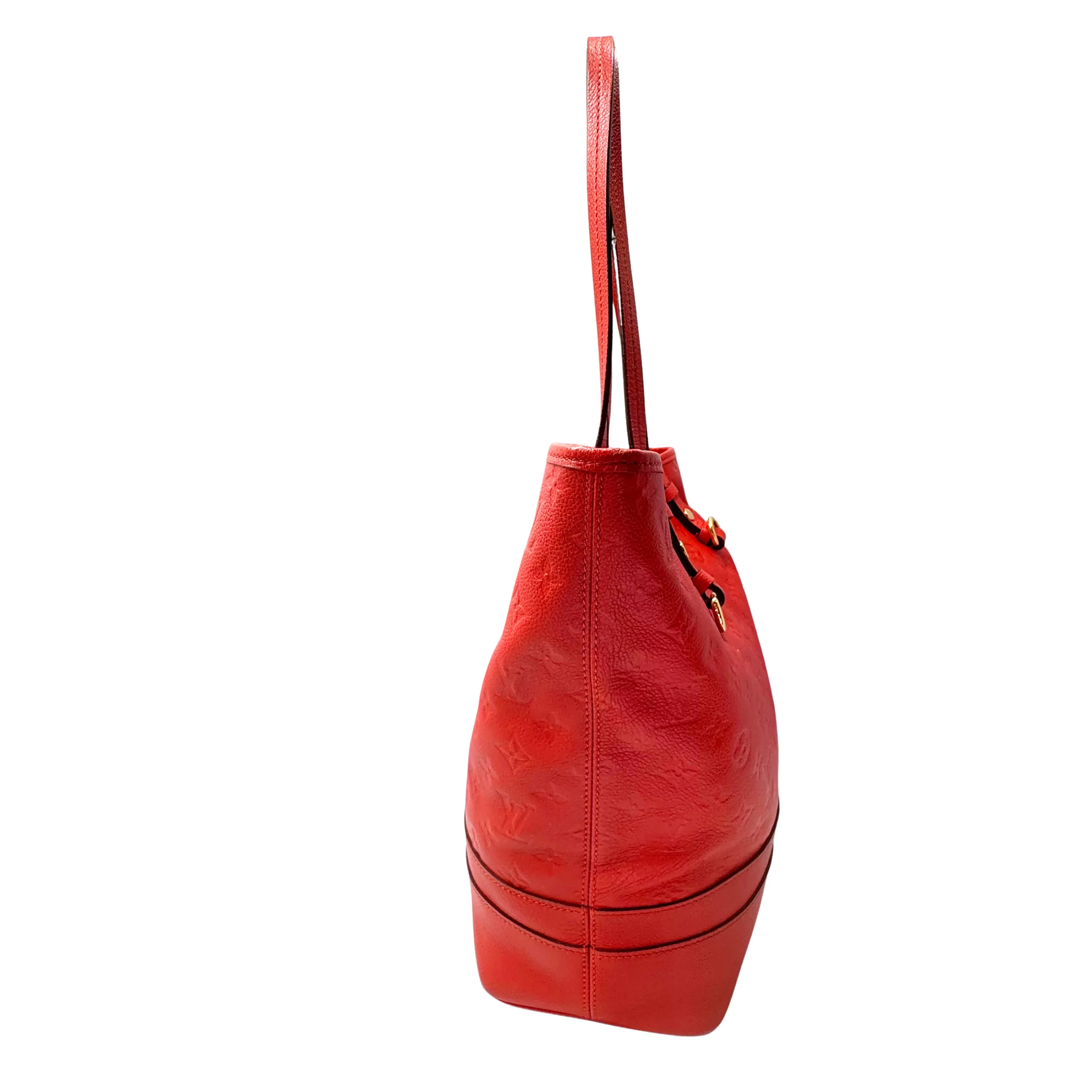 Louis Vuitton Empreinte Citadine Tote Bag Leather Red - Image 4