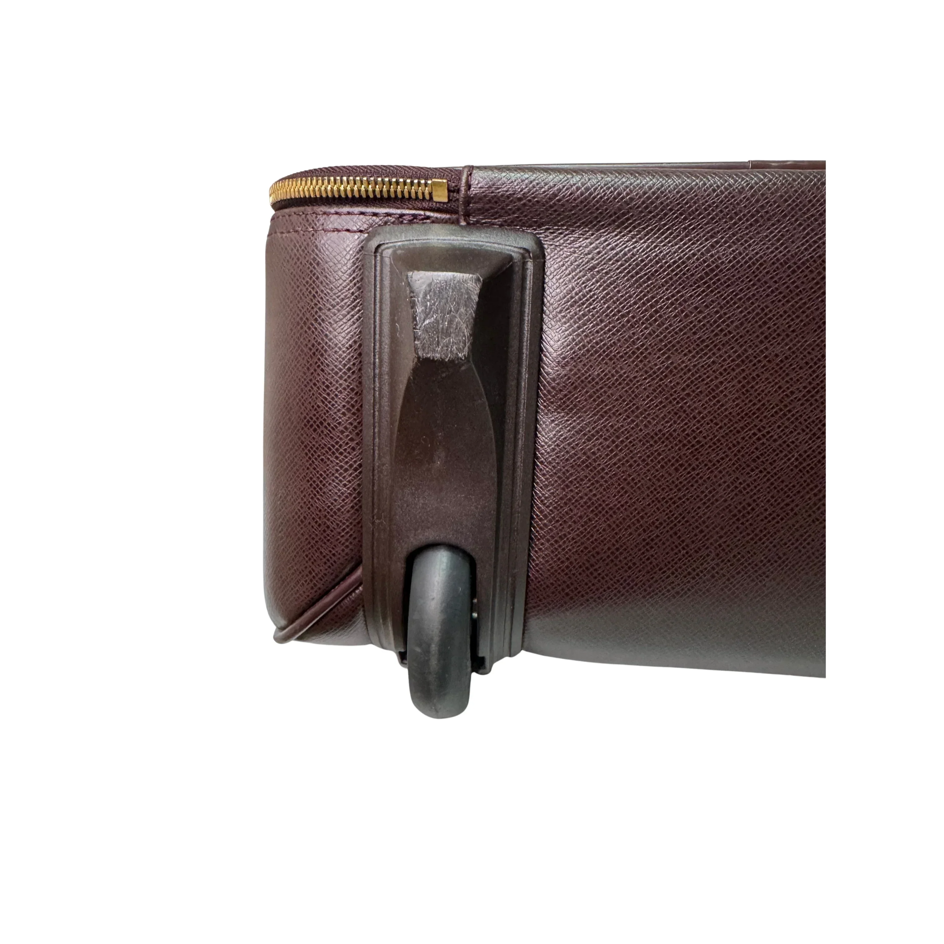 Louis Vuitton Pegase 45 Luggage Bag Leather Burgundy - Image 22