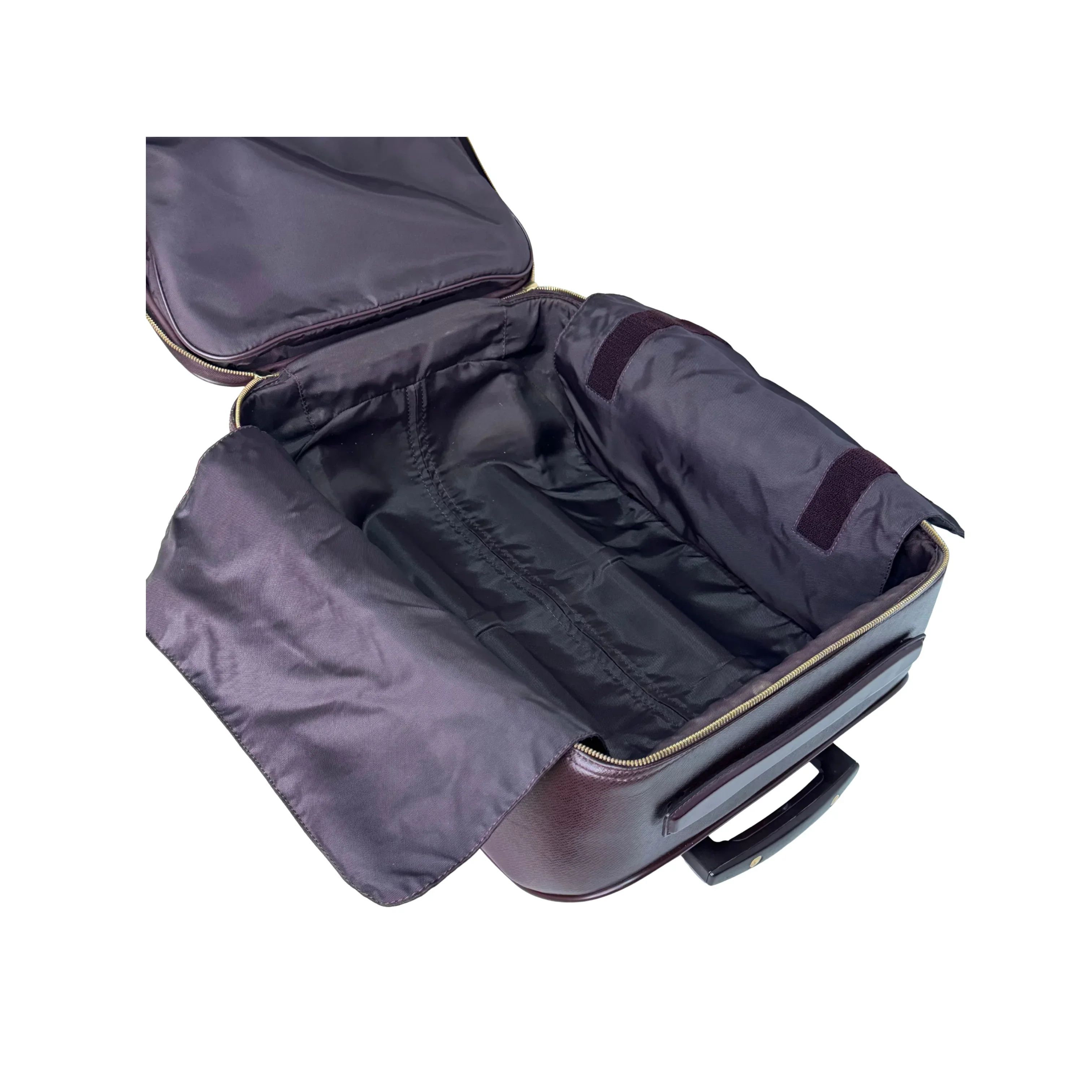 Louis Vuitton Pegase 45 Luggage Bag Leather Burgundy - Image 24