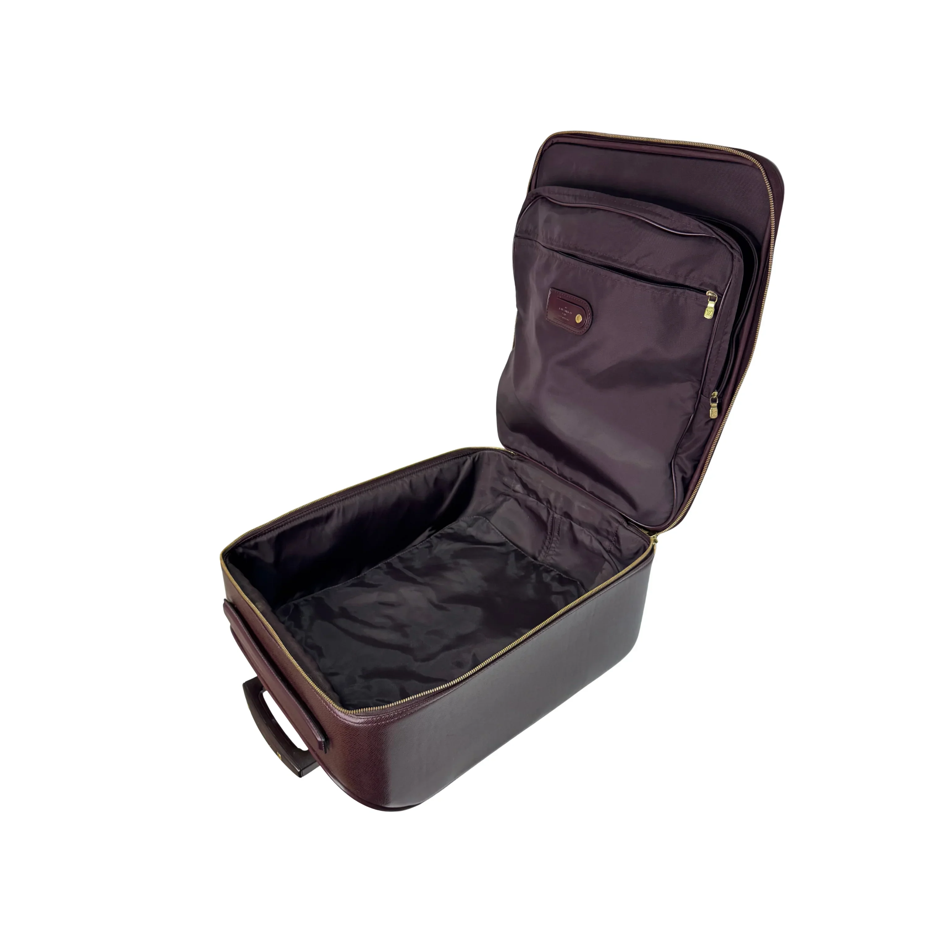 Louis Vuitton Pegase 45 Luggage Bag Leather Burgundy - Image 25