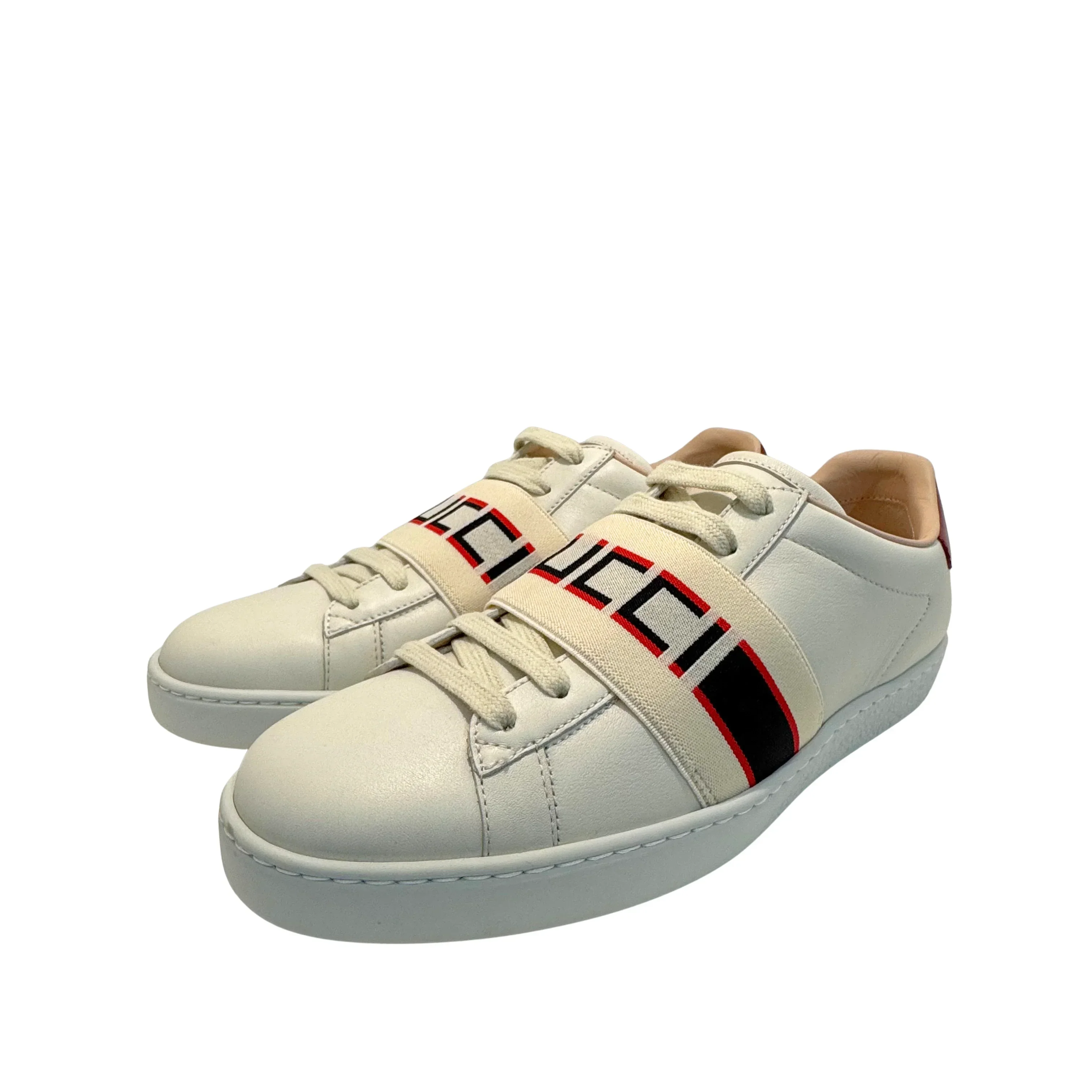 Gucci Ace Sneakers Leather White 37.5 - Image 3